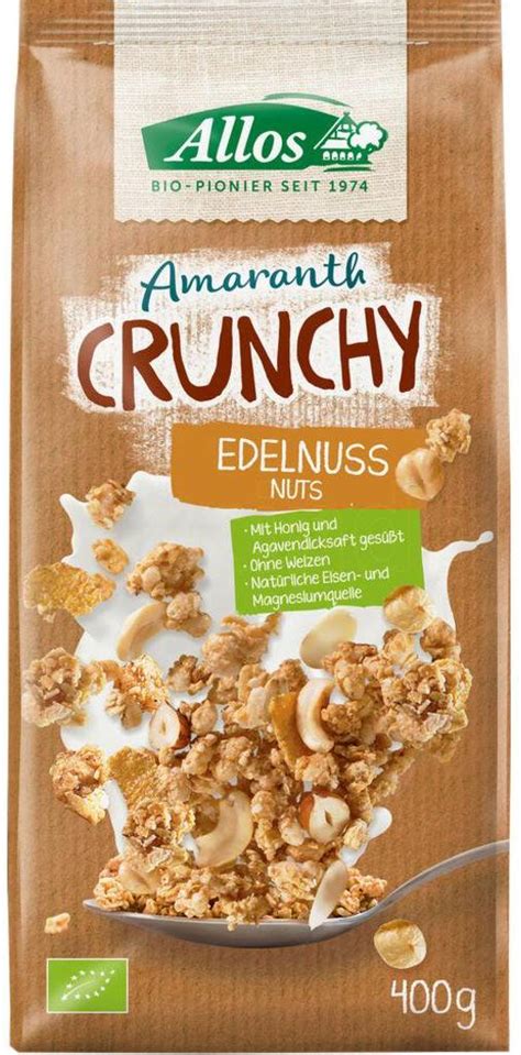 Allos Amaranth Crunchy Nuts 400g Find Bedste Pris