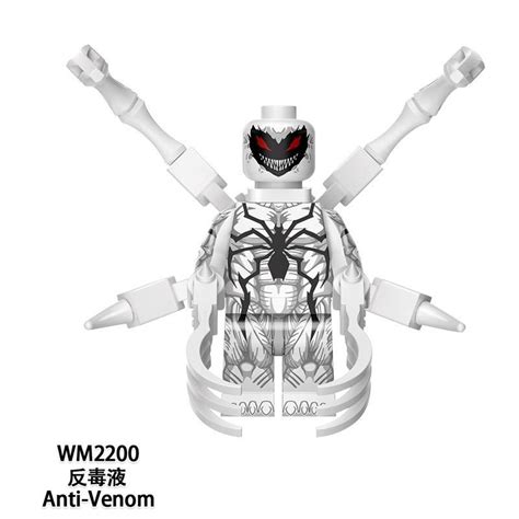 Blocos De Montar Anti Venom Marvel Comics Dmalta Store