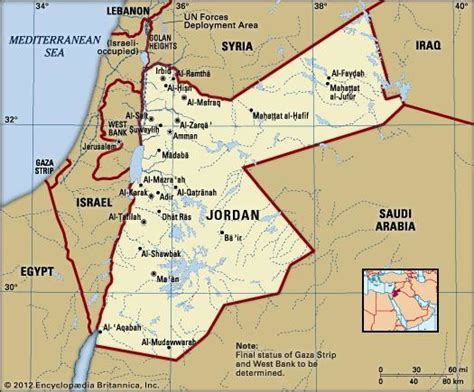 Map Middle East Jordan Get Map Update