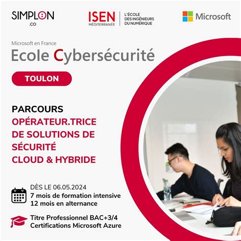 Une nouvelle formation en cybersécurité ISEN Méditerranée