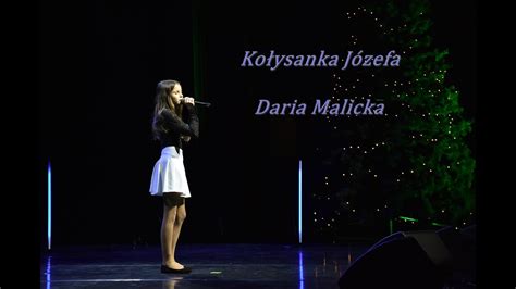 Daria Malicka Kołysanka Józefa live YouTube