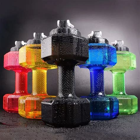 Large Capacity Creative Dumbbell Cup Gym Portable Dumbbell Water Cup Outdoor Indoor Sports Water