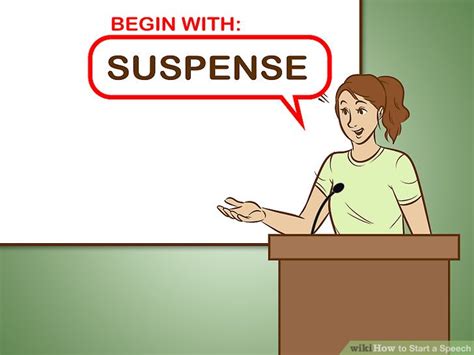 How To Start A Speech Wikihow