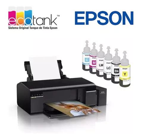 Impresora Epson Fotografica Ecotank L805 Wifi Carnets Cds MercadoLibre