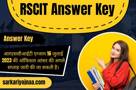 Rscit Answer Key 2023 📥 Rscit Exam Answer Key 2023 🧾