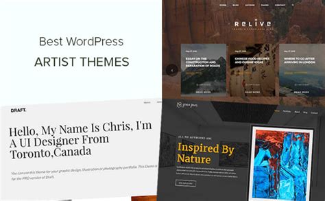 Best Wordpress Themes For Artists