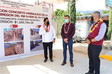 Inaugura Rutilio Escand N Calles Pavimentadas Con Concreto Hidr Ulico