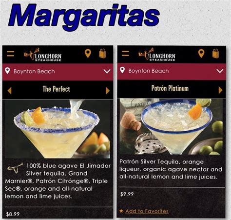 Longhorn Steakhouse Patron Margarita Recipe Bryont Blog