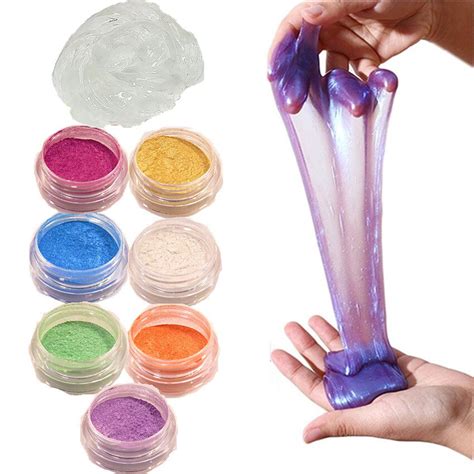 1pc Handmade Diy Playdough Toy Set Diy Crystal Mud Shinny Glitter