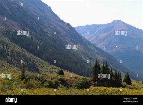 Atmospheric View Of The Mountains In The San Isabel National Park In