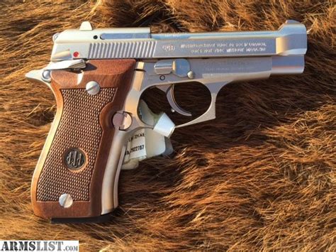 ARMSLIST For Sale BERETTA 84FS CHEETAH NICKEL 380ACP 13 SHOT WALNUT