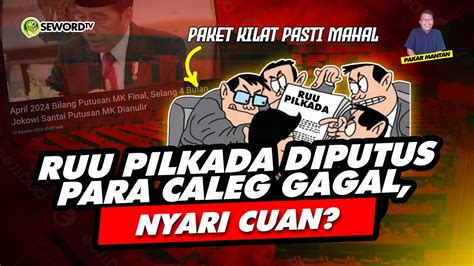 Alifurrahman PAKET KILAT RUU PILKADA DIPUTUS PARA CALEG GAGAL NYARI