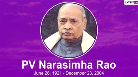 Bharat Ratna To Pv Narasimha Rao Former Prime Minister And Congress