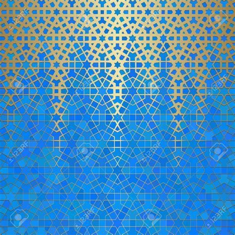 Abstract Background With Islamic Ornament Arabic Geometric Texture