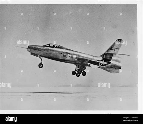 Republic Xf 91 Thunderceptor Prototype Stock Photo Alamy