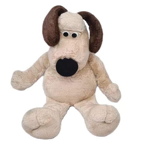 ORIGINAL VINTAGE AARDMAN Wallace And Gromit Gromit Plush 14 Soft Toy