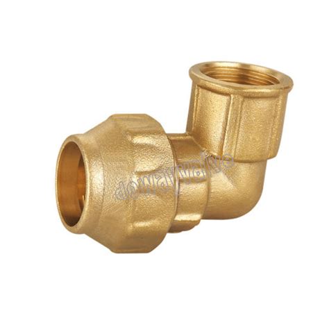 Brass Compression Fittings For Pe Pipe Male Coupling