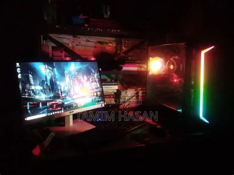 Gaming Desktop Pc Full Setup Sell With Full Hd Ips Moni In