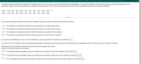 Solved . Are these independent samples or dependent samples? | Chegg.com