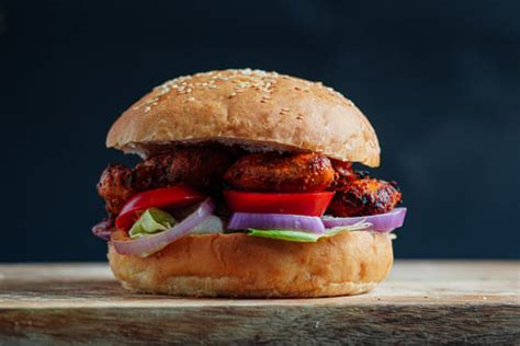 Tandoori Burger Recipe How To Cook Tandoori Burger Licious