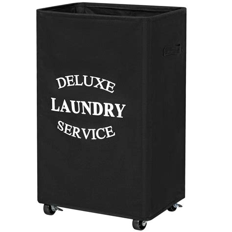 Buy Chrislley 90l Rolling Laundry Hamper With Wheels Large Basket For