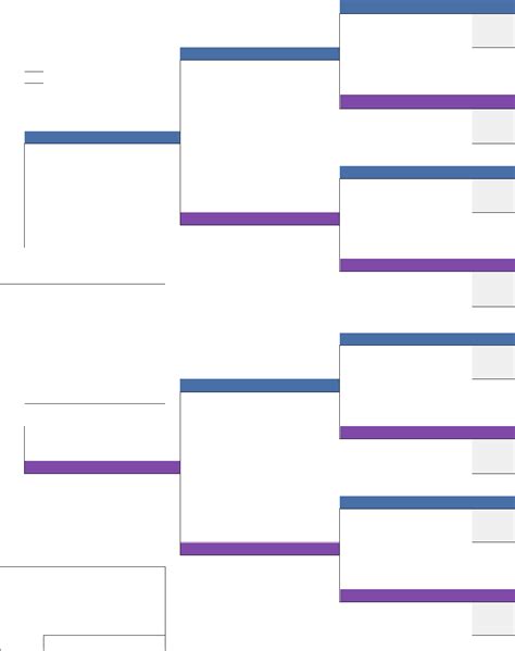 Family tree chart template in Word and Pdf formats