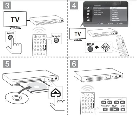 LG DVD Player Instructions