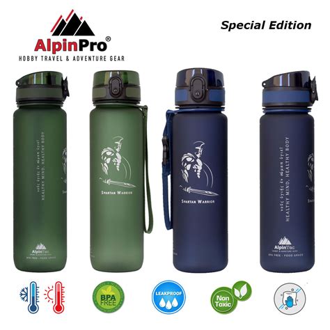 Water bottle 1000ml - AlpinPro - BPA free - Leakproof