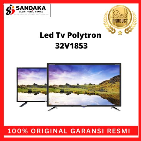 Jual Polytron Led Tv 32V1853 Digital Usb Movie 32 Inch Shopee Indonesia