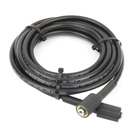 Interstate Pneumatics PW7202 1 4 X25 Ft PVC Black High Pressure Hose