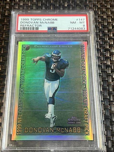 Donovan Mcnabb Topps Chrome Refractor Rookie Psa Rc Eagles Ebay