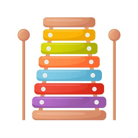 Cartoon Vector Colorful Xylophone Toy 5858562 Vector Art At Vecteezy