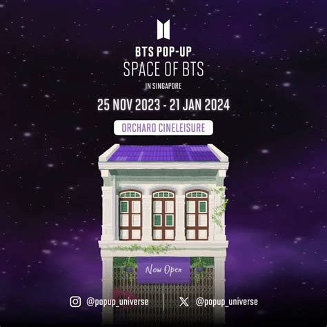 BTS POP UP SPACE OF BTS Returns To Singapore HallyuBeat