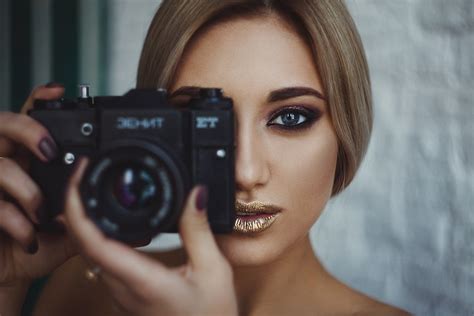 Fondos De Pantalla Cara Mujer Modelo Retrato Rubia Ojos Azules