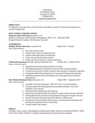 Chad Queen Resume PDF