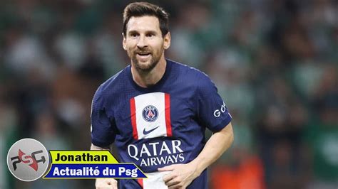 Lionel Messi Va Prolonger Avec Le Psg Actu Foot Youtube