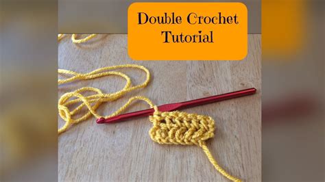 Double Crochet Stitch - Tutorial - YouTube