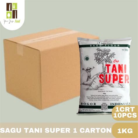 Jual Tepung Sagu Tani Super Sagu Flour G Kg Carton Shopee Indonesia