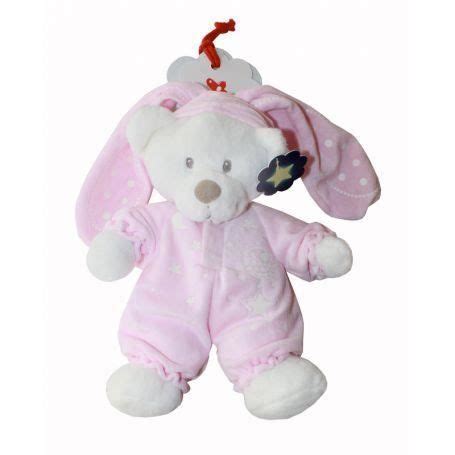 Peluche phosphorescente ours déguisé en lapin Cdiscount Jeux Jouets