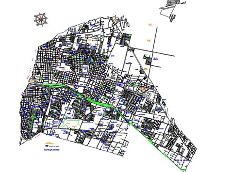 Plano Catastral De La Ciudad De Salta Dwg Block For Autocad