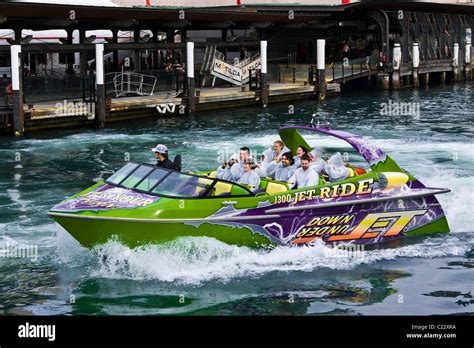 A jet boat on Sydney Harbour Stock Photo - Alamy