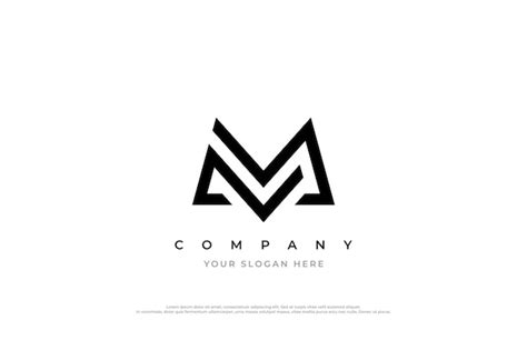 Premium Vector Initial Letter M Monogram Logo Design