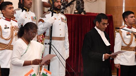 Justice DY Chandrachud takes oath as 50th Chief Justice of India - The Theorist