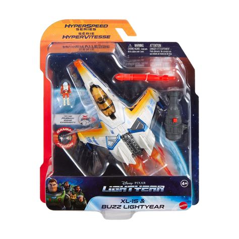 Disney Pixar Lightyear Hyperspeed Series Gamma Fusion Xl Vehicle And