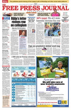 Free Press Journal Mumbai Edition 1 Tue 17 Jan 23