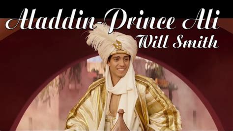 Aladdin Prince Ali Song Will Smith Lyrics Video YouTube