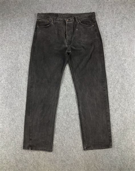 Vintage 90s Levis 501 Earth Tone Jeans 37x32levis High Waist Etsy