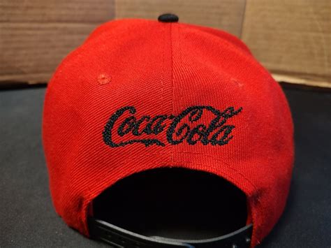 Coca Cola Embroidered Polar Bear Face Snapback Adjust Gem