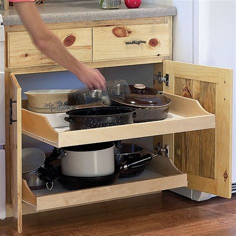 Kitchen Cabinet Pull Out Storage Shelves – Things In The Kitchen