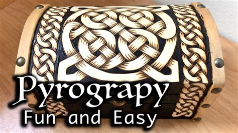 Fun And Easy Wood Burning Project Celtic Knot Box Tutorial